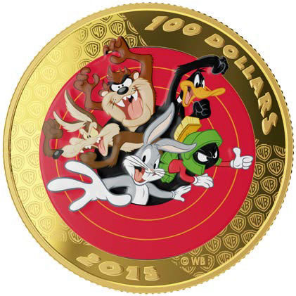 Looney Tunes $100 Gold Coin