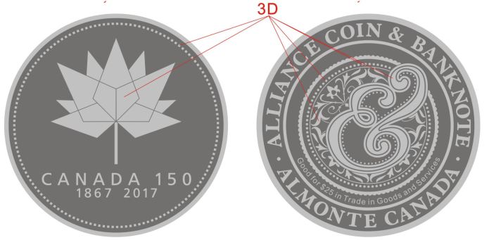 Canada 150 trade medals